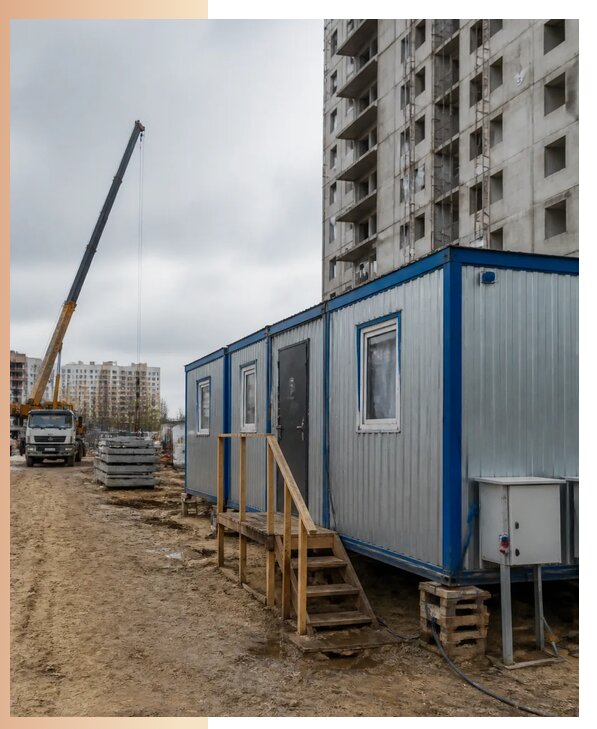 Аренда строительных вагончиков для рабочих в Севастополе